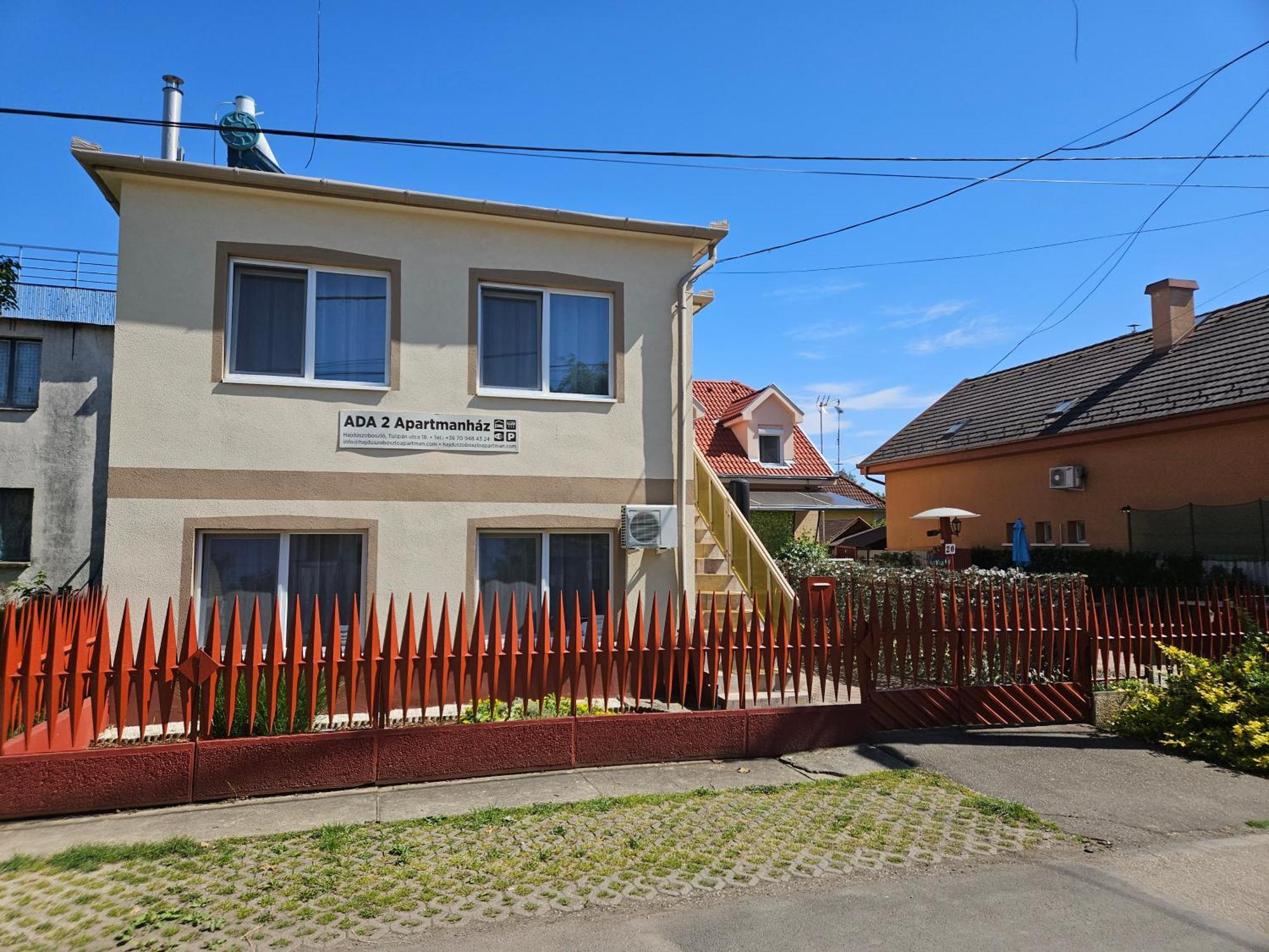 Ada 2 Apartmanhaz Hajdúszoboszló Zewnętrze zdjęcie
