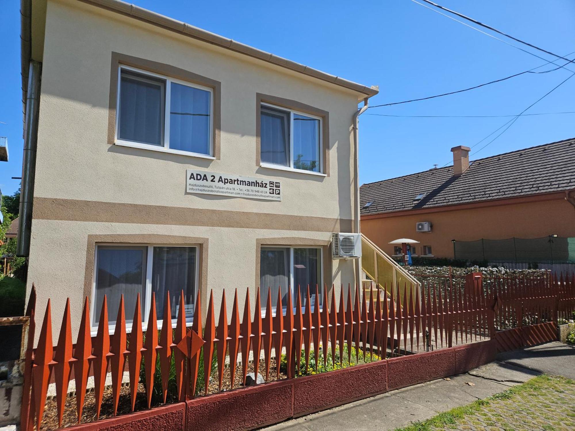 Ada 2 Apartmanhaz Hajdúszoboszló Zewnętrze zdjęcie